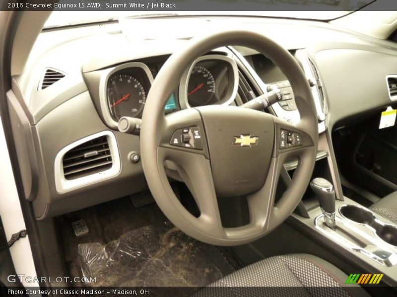 Summit White / Jet Black 2016 Chevrolet Equinox LS AWD