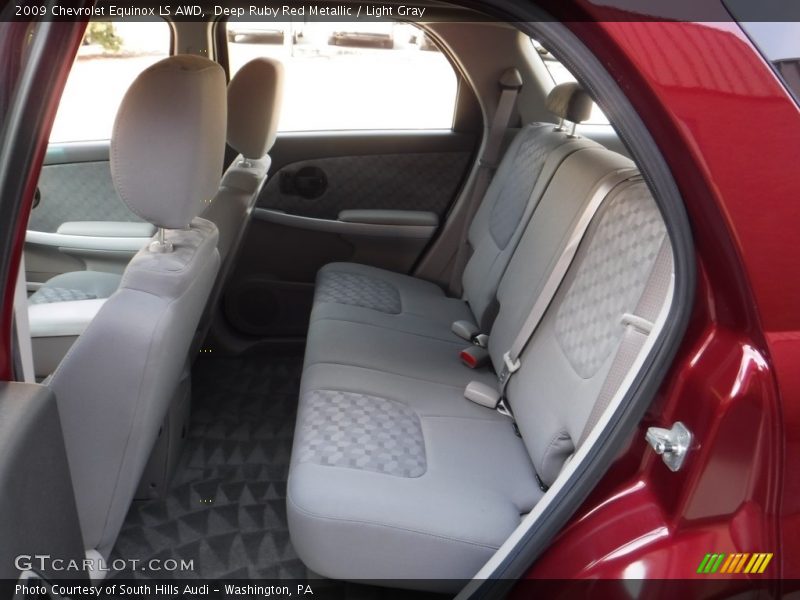 Deep Ruby Red Metallic / Light Gray 2009 Chevrolet Equinox LS AWD