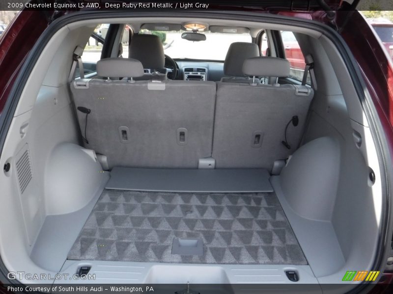 Deep Ruby Red Metallic / Light Gray 2009 Chevrolet Equinox LS AWD