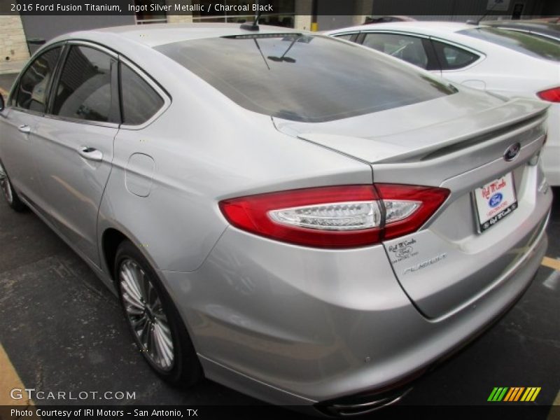 Ingot Silver Metallic / Charcoal Black 2016 Ford Fusion Titanium
