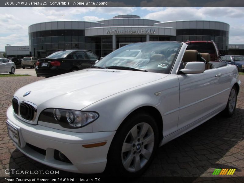 Alpine White / Sand 2006 BMW 3 Series 325i Convertible