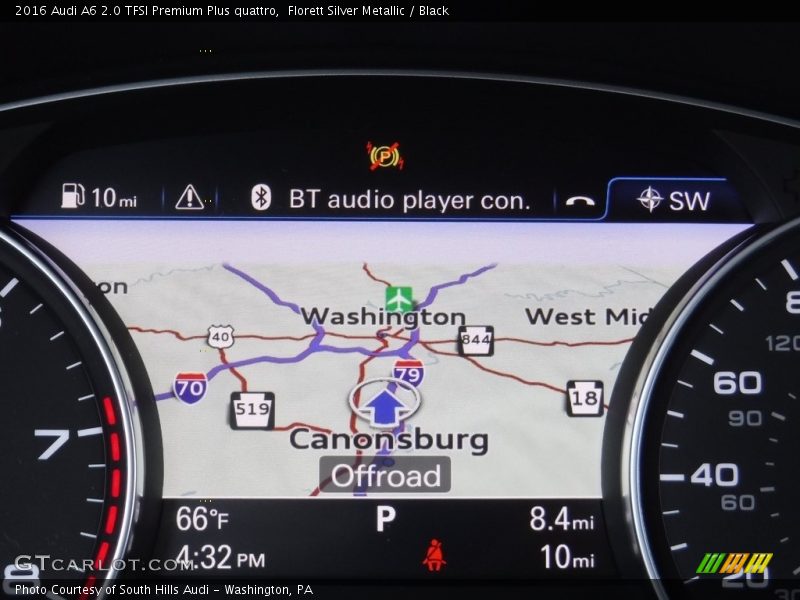 Florett Silver Metallic / Black 2016 Audi A6 2.0 TFSI Premium Plus quattro