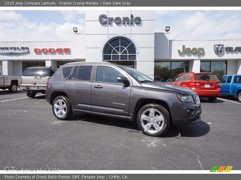 Granite Crystal Metallic / Dark Slate Gray 2016 Jeep Compass Latitude