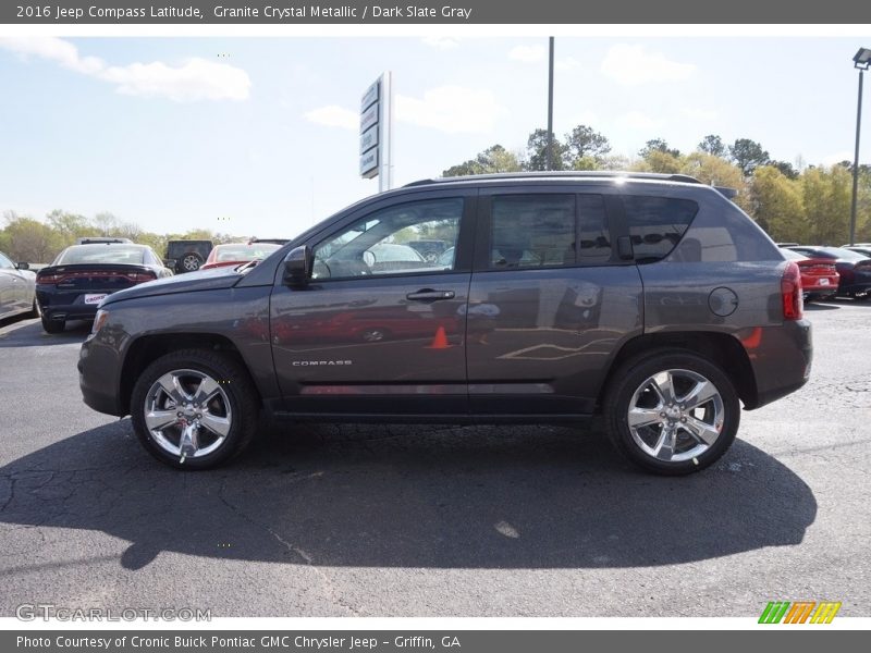 Granite Crystal Metallic / Dark Slate Gray 2016 Jeep Compass Latitude