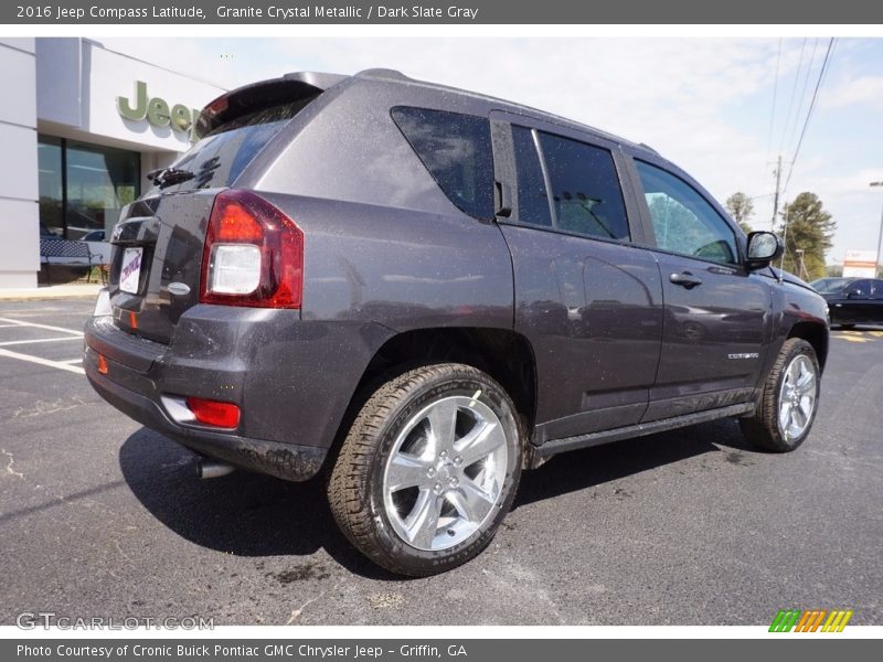 Granite Crystal Metallic / Dark Slate Gray 2016 Jeep Compass Latitude