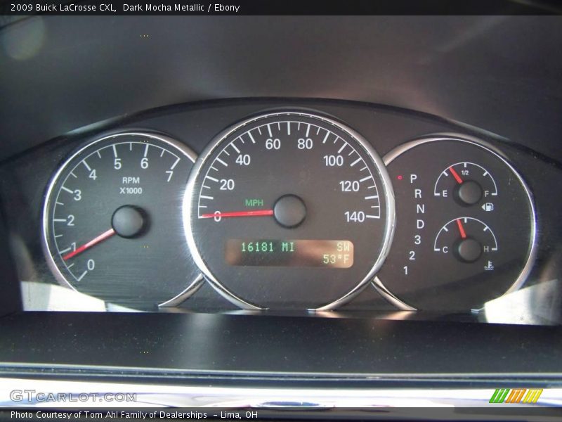 Dark Mocha Metallic / Ebony 2009 Buick LaCrosse CXL