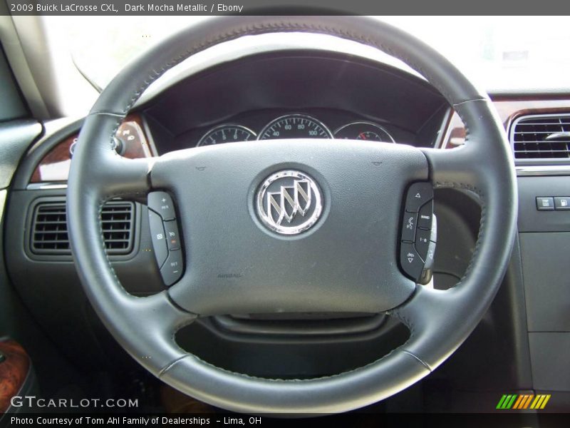 Dark Mocha Metallic / Ebony 2009 Buick LaCrosse CXL