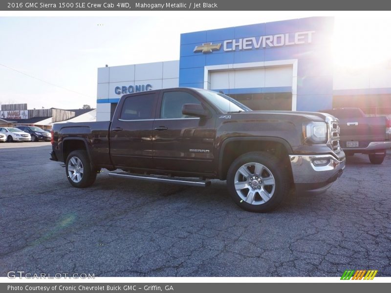 Mahogany Metallic / Jet Black 2016 GMC Sierra 1500 SLE Crew Cab 4WD