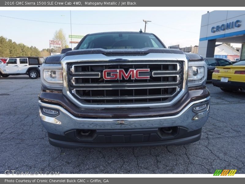 Mahogany Metallic / Jet Black 2016 GMC Sierra 1500 SLE Crew Cab 4WD