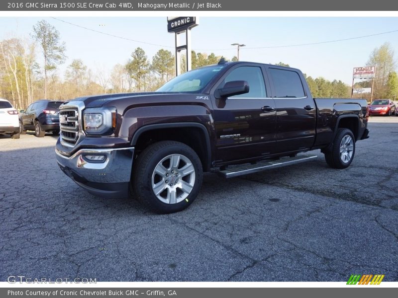 Mahogany Metallic / Jet Black 2016 GMC Sierra 1500 SLE Crew Cab 4WD