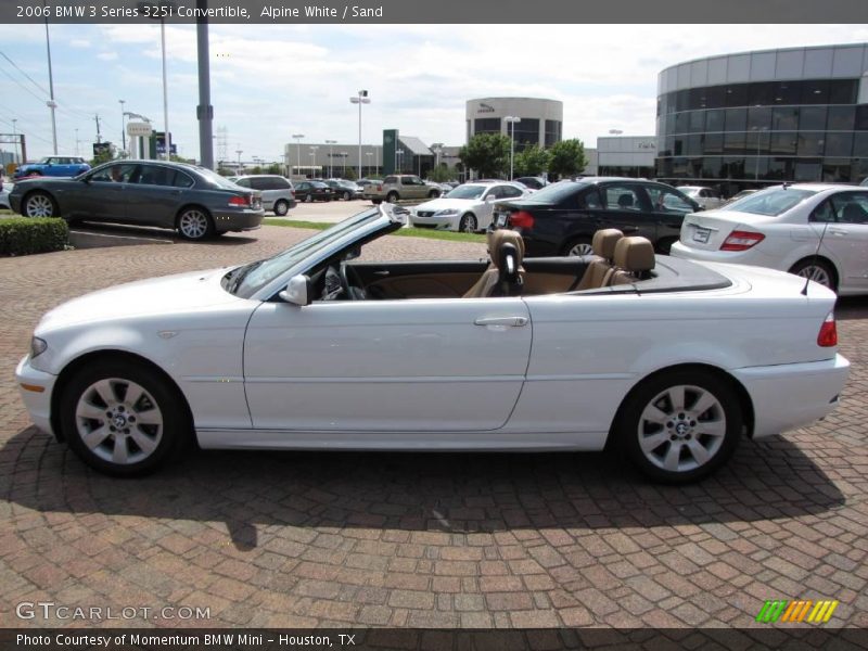 Alpine White / Sand 2006 BMW 3 Series 325i Convertible