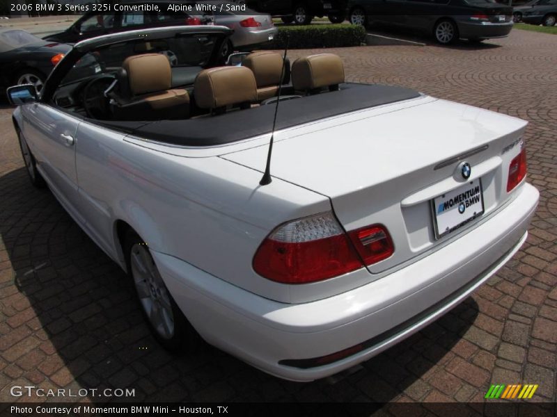 Alpine White / Sand 2006 BMW 3 Series 325i Convertible