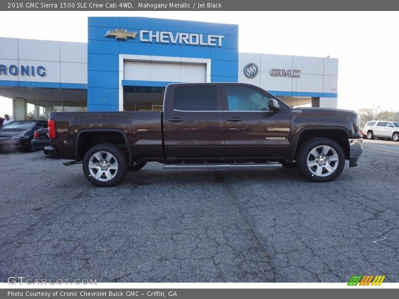 Mahogany Metallic / Jet Black 2016 GMC Sierra 1500 SLE Crew Cab 4WD