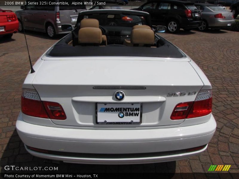 Alpine White / Sand 2006 BMW 3 Series 325i Convertible