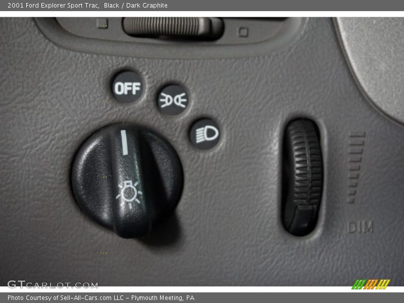 Black / Dark Graphite 2001 Ford Explorer Sport Trac
