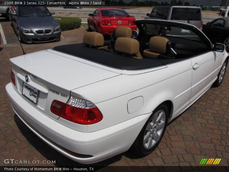Alpine White / Sand 2006 BMW 3 Series 325i Convertible
