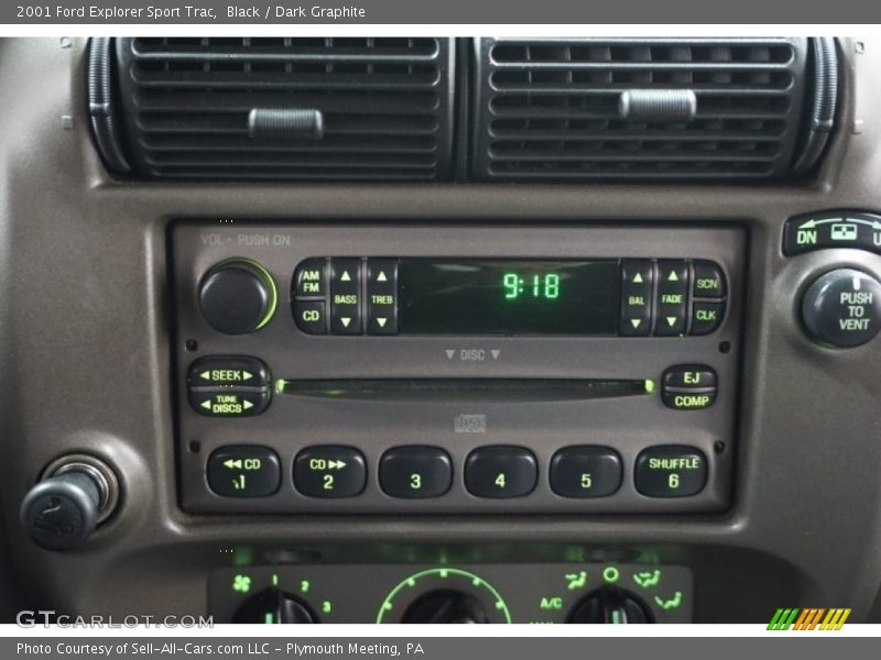 Black / Dark Graphite 2001 Ford Explorer Sport Trac