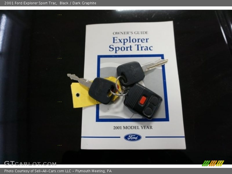 Black / Dark Graphite 2001 Ford Explorer Sport Trac