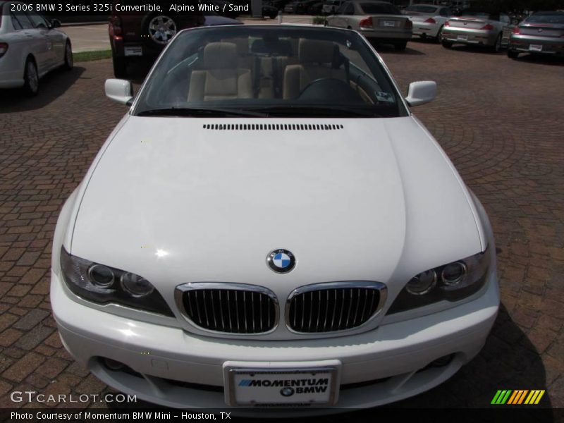 Alpine White / Sand 2006 BMW 3 Series 325i Convertible