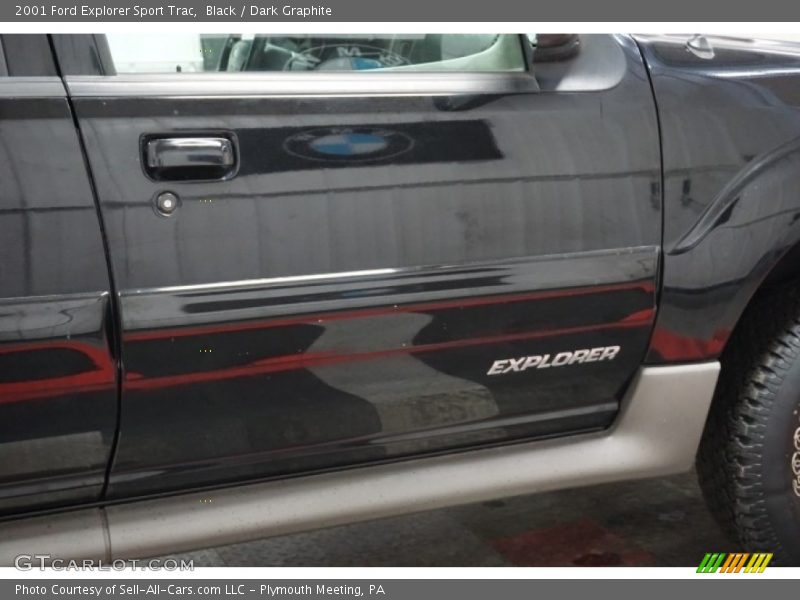 Black / Dark Graphite 2001 Ford Explorer Sport Trac