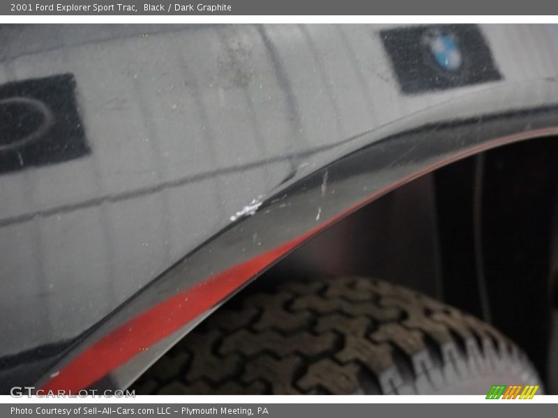 Black / Dark Graphite 2001 Ford Explorer Sport Trac