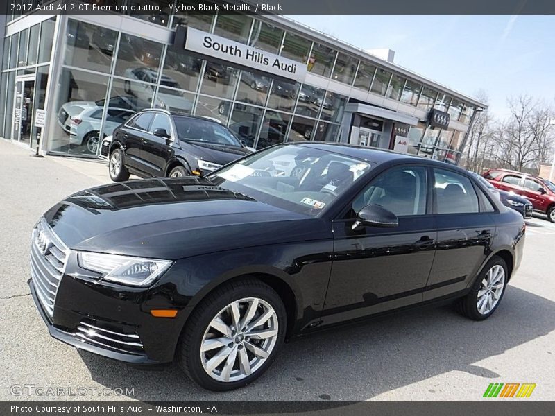 Mythos Black Metallic / Black 2017 Audi A4 2.0T Premium quattro