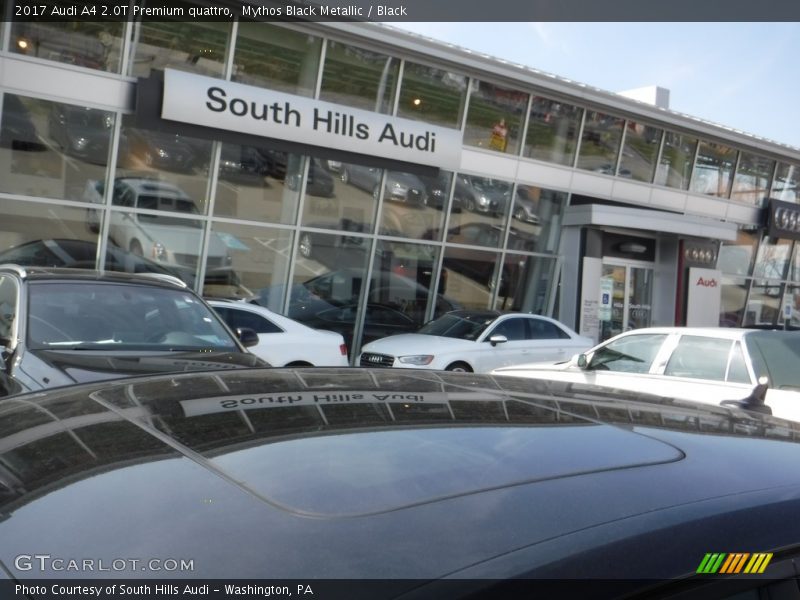 Mythos Black Metallic / Black 2017 Audi A4 2.0T Premium quattro