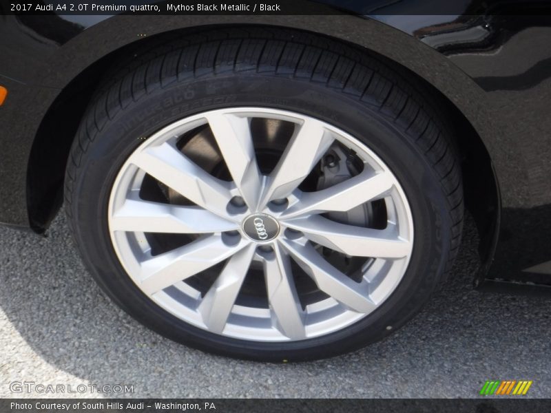 Mythos Black Metallic / Black 2017 Audi A4 2.0T Premium quattro