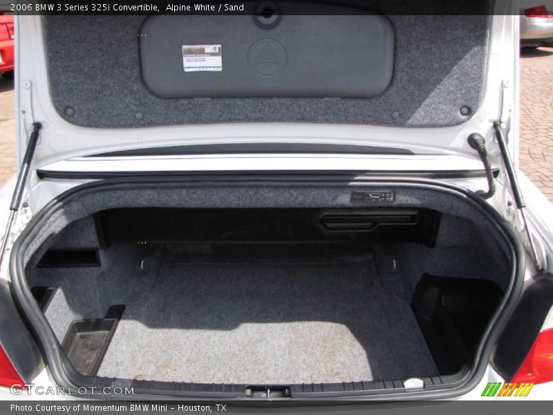 Alpine White / Sand 2006 BMW 3 Series 325i Convertible