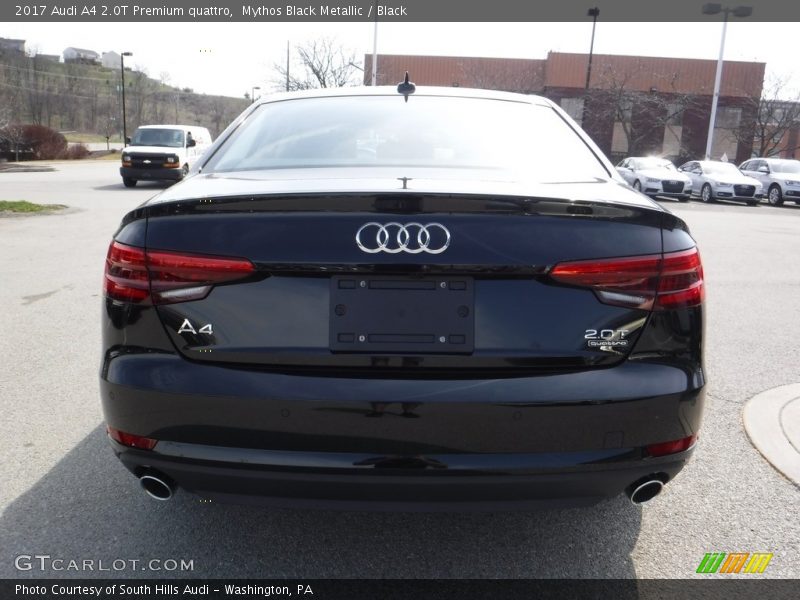 Mythos Black Metallic / Black 2017 Audi A4 2.0T Premium quattro