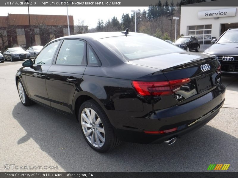 Mythos Black Metallic / Black 2017 Audi A4 2.0T Premium quattro
