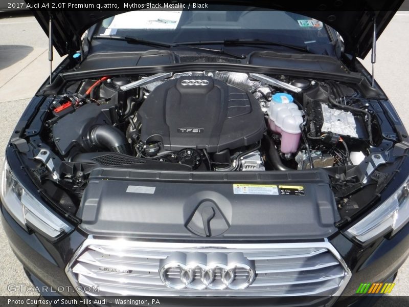 Mythos Black Metallic / Black 2017 Audi A4 2.0T Premium quattro