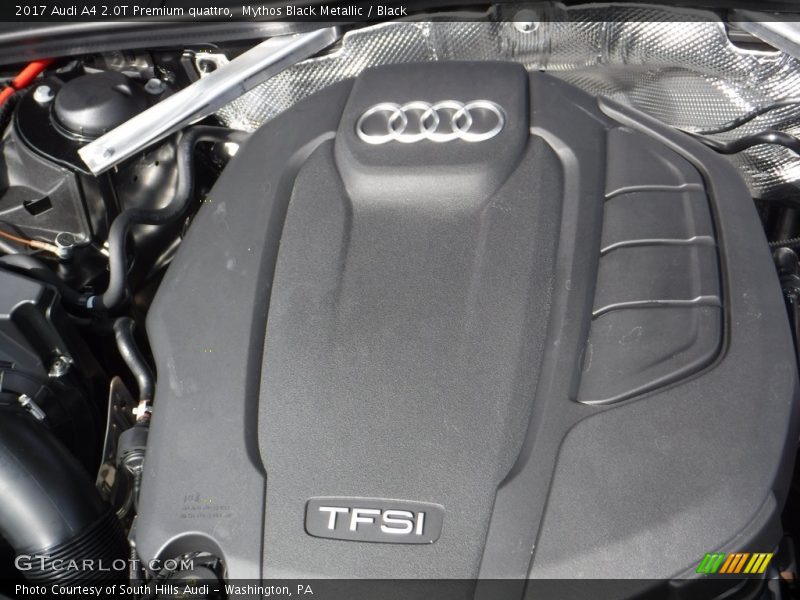 Mythos Black Metallic / Black 2017 Audi A4 2.0T Premium quattro