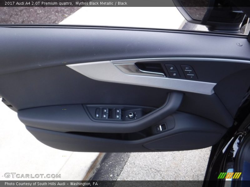 Mythos Black Metallic / Black 2017 Audi A4 2.0T Premium quattro