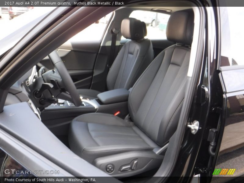 Mythos Black Metallic / Black 2017 Audi A4 2.0T Premium quattro