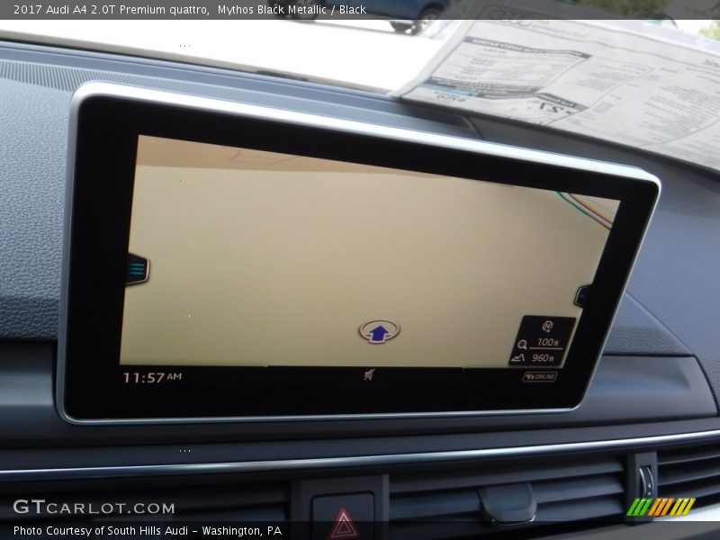 Mythos Black Metallic / Black 2017 Audi A4 2.0T Premium quattro