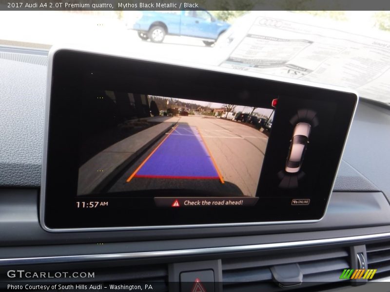 Mythos Black Metallic / Black 2017 Audi A4 2.0T Premium quattro