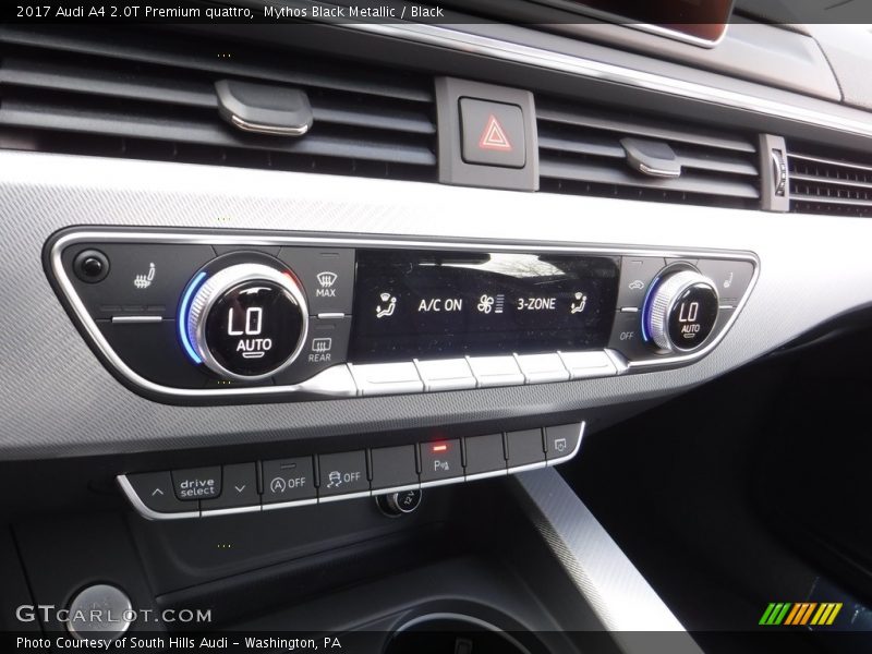 Mythos Black Metallic / Black 2017 Audi A4 2.0T Premium quattro