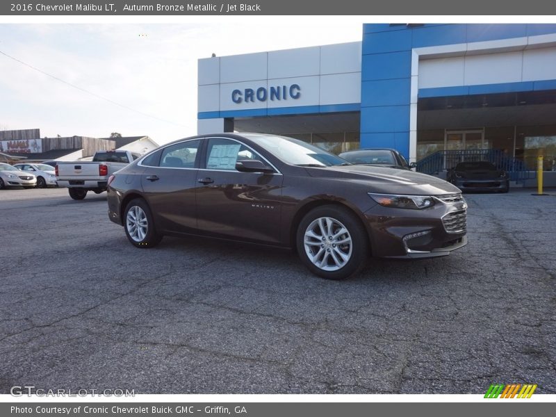 Autumn Bronze Metallic / Jet Black 2016 Chevrolet Malibu LT