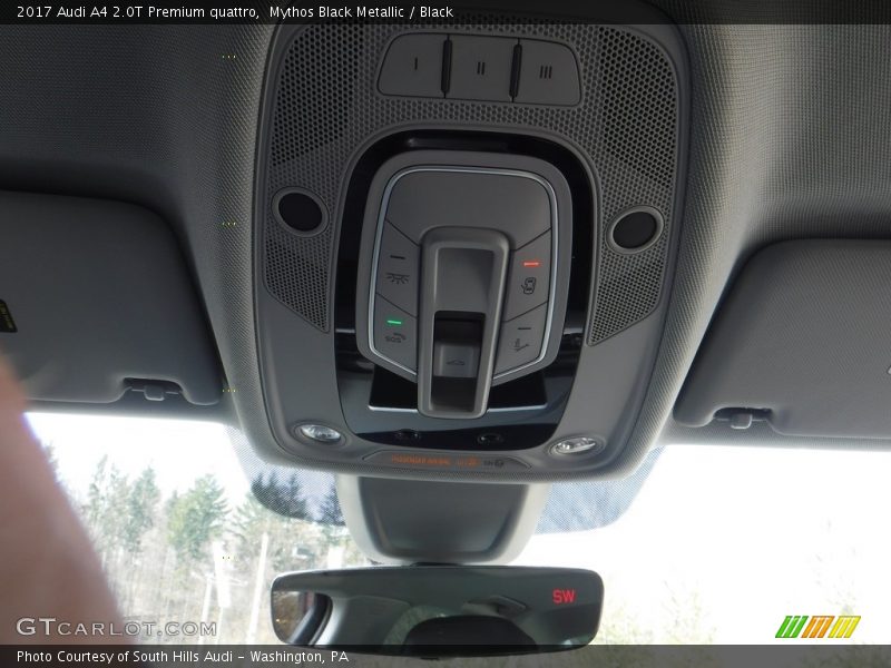Mythos Black Metallic / Black 2017 Audi A4 2.0T Premium quattro