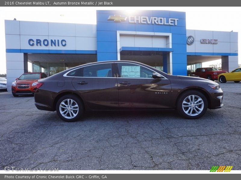 Autumn Bronze Metallic / Jet Black 2016 Chevrolet Malibu LT
