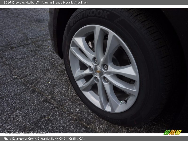 Autumn Bronze Metallic / Jet Black 2016 Chevrolet Malibu LT