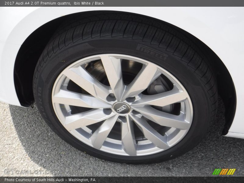 Ibis White / Black 2017 Audi A4 2.0T Premium quattro