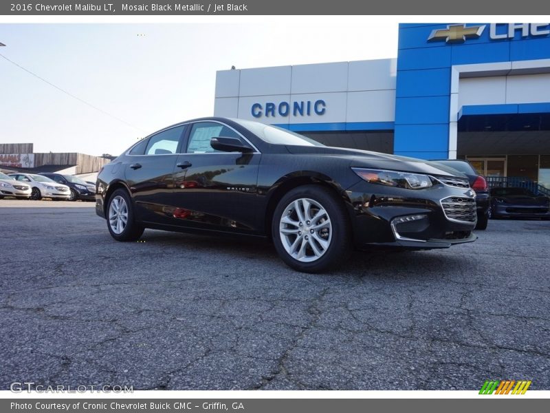 Mosaic Black Metallic / Jet Black 2016 Chevrolet Malibu LT