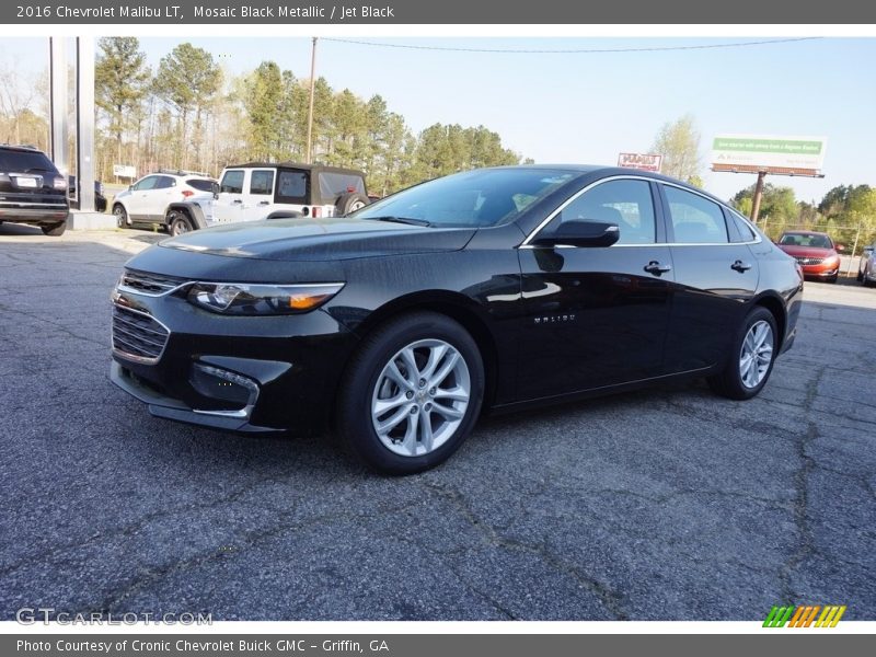 Mosaic Black Metallic / Jet Black 2016 Chevrolet Malibu LT