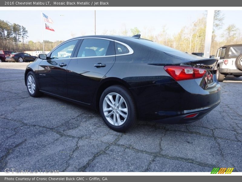 Mosaic Black Metallic / Jet Black 2016 Chevrolet Malibu LT
