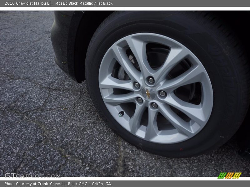 Mosaic Black Metallic / Jet Black 2016 Chevrolet Malibu LT