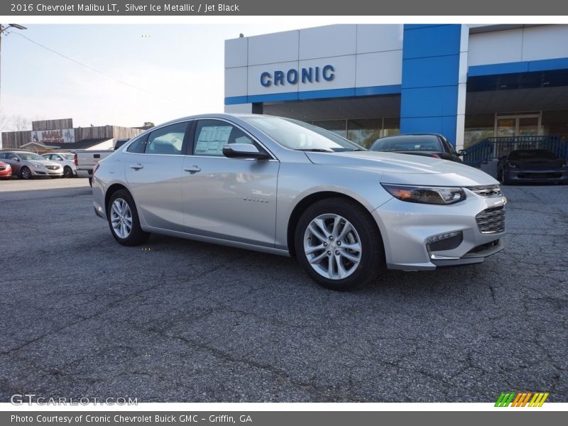 Silver Ice Metallic / Jet Black 2016 Chevrolet Malibu LT