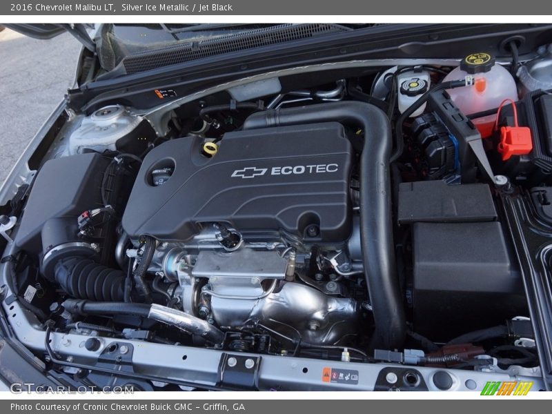 Silver Ice Metallic / Jet Black 2016 Chevrolet Malibu LT