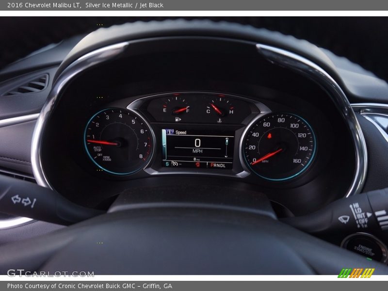 Silver Ice Metallic / Jet Black 2016 Chevrolet Malibu LT